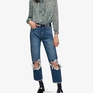 Maje Peterson Straight leg jeans